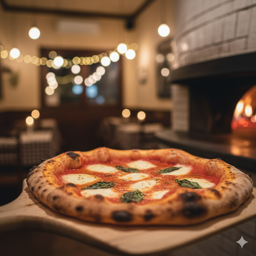 Authentieke Napolitaanse pizza uit onze houtoven